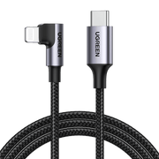 Darrahopens Electronics > Mobile Accessories UGREEN 60763 90 Degree USB-C to iPhone 8-pin Cable 1M