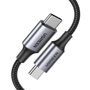Darrahopens Electronics > Mobile Accessories UGREEN 70427 USB-C to USB-C PD Fast Charging Cable 1M