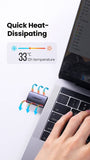 Darrahopens Electronics > Mobile Accessories UGREEN 70451 USB-C Male to DP Female Adapter Aluminium Case 4K/2K 60Hz (Dark Gray)