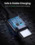 Darrahopens Electronics > Mobile Accessories UGREEN 70643 USB-C to Angle USB-C Cable 1M