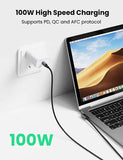 Darrahopens Electronics > Mobile Accessories UGREEN 70643 USB-C to Angle USB-C Cable 1M