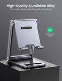 darrahopens Electronics > Mobile Accessories UGREEN 80708 Adjustable Aluminum Phone Holder