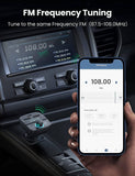 darrahopens Electronics > Mobile Accessories UGREEN 80910 Car Bluetooth 5.0 FM Transmitter