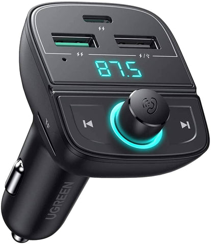 darrahopens Electronics > Mobile Accessories UGREEN 80910 Car Bluetooth 5.0 FM Transmitter