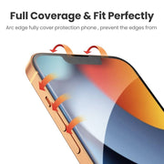 Darrahopens Electronics > Mobile Accessories UGREEN 80967 Full Coverage HD Tempered Glass Screen Protector with Precise-Align Applicator for iPhone 13/13 Pro (2-Pack)