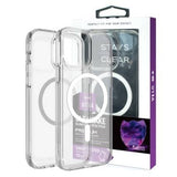 Darrahopens Electronics > Mobile Accessories Ultimake Shockproof Transparent Magsafe Cover Case for iPhone 15 Plus (Transparent)