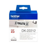 Darrahopens Electronics > Printer Accessories & Supplies Brother DK22212 Continuous Length Paper Label Tape 62mm x 15.24m - for use in Brother Printer