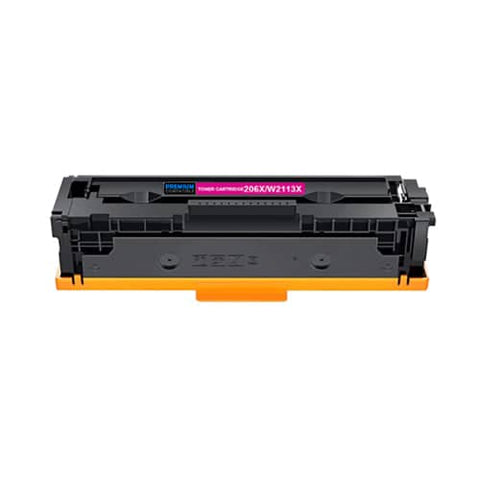 Darrahopens Electronics > Printer Accessories & Supplies Compatible Premium 206X W2113X High Yield Magenta Toner Cartridge - 2,450 Pages - for use in HP Printers