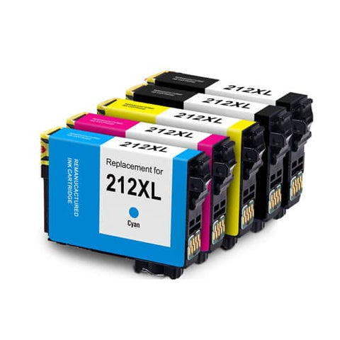 Darrahopens Electronics > Printer Accessories & Supplies Compatible Premium 212XL High Yield Inkjet Cartridge Set of 5 - 2BK,1C,1M,1Y (C13T02X192-C13T02X492) - for use in Epson Printers