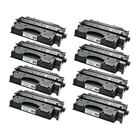 darrahopens Electronics > Printer Accessories & Supplies Compatible Premium 8 x 80X Hi Capacity Toner Cartridge (CF280X) - for use in HP Printers