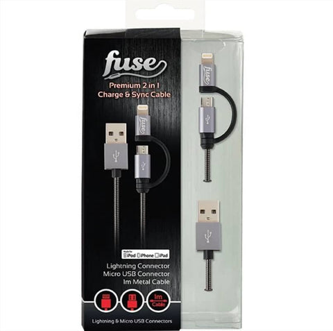 Darrahopens Electronics > USB Gadgets 2in1 Sync Cable Lightning/Micro USB