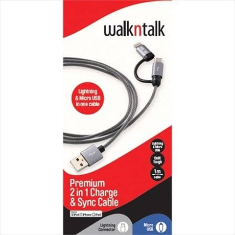 Darrahopens Electronics > USB Gadgets Charge And Sync Cable 2 In 1