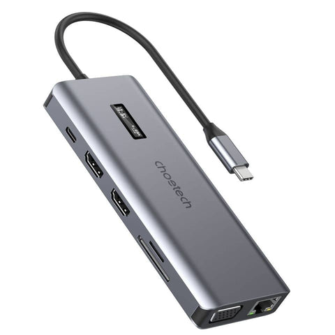 Darrahopens Electronics > USB Gadgets CHOETECH HUB-M26 12-in-1 USB-C Multiport Adapter