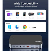 Darrahopens Electronics > USB Gadgets CHOETECH HUB-M52 15-in-1 Laptop USB-C Docking Station