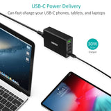 darrahopens Electronics > USB Gadgets CHOETECH Q34U2Q 5-Port 60W PD Charger with 30W Power Delivery and 18W Quick Charge 3.0
