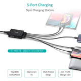 darrahopens Electronics > USB Gadgets CHOETECH Q34U2Q 5-Port 60W PD Charger with 30W Power Delivery and 18W Quick Charge 3.0