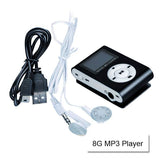darrahopens Electronics > USB Gadgets Mini Clip 16G MP3 Music Player With USB Cable & Earphone Black