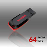 darrahopens Electronics > USB Gadgets Sandisk Cruzer Blade CZ50 64GB USB Flash Drive