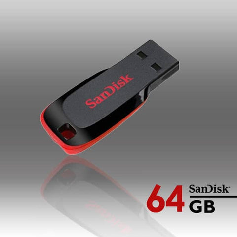 darrahopens Electronics > USB Gadgets Sandisk Cruzer Blade CZ50 64GB USB Flash Drive
