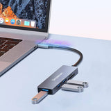 Darrahopens Electronics > USB Gadgets Simplecom CH255 USB-C 5-in-1 Multiport Adapter 3-Port USB-A Hub with SD MicroSD Card Reader