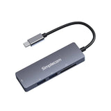 Darrahopens Electronics > USB Gadgets Simplecom CH255 USB-C 5-in-1 Multiport Adapter 3-Port USB-A Hub with SD MicroSD Card Reader