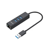 darrahopens Electronics > USB Gadgets Simplecom CHN420 Aluminium 3 Port SuperSpeed USB HUB with Gigabit Ethernet Adapter Black