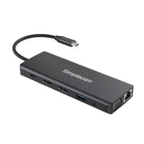 darrahopens Electronics > USB Gadgets Simplecom CHN612 USB-C 12-in-1 Multiport Docking Station Dual HDMI + VGA Triple Display Gigabit LAN