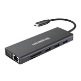 darrahopens Electronics > USB Gadgets Simplecom CHN612 USB-C 12-in-1 Multiport Docking Station Dual HDMI + VGA Triple Display Gigabit LAN