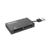 darrahopens Electronics > USB Gadgets Simplecom CR216 USB 2.0 All in One Memory Card Reader 6 Slot for MS M2 CF XD Micro SD HC SDXC Black
