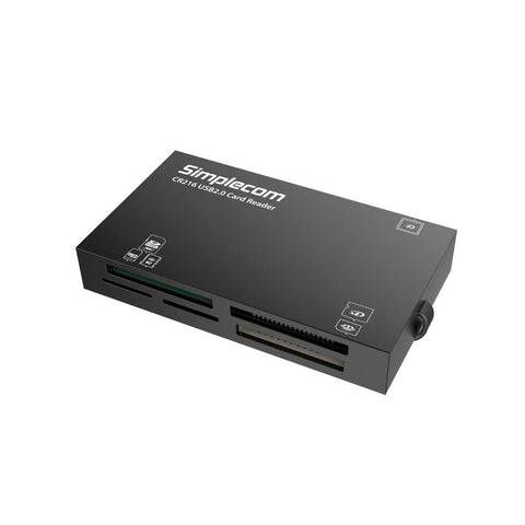 darrahopens Electronics > USB Gadgets Simplecom CR216 USB 2.0 All in One Memory Card Reader 6 Slot for MS M2 CF XD Micro SD HC SDXC Black