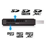 Darrahopens Electronics > USB Gadgets Simplecom CR301B 2 Slot SuperSpeed USB 3.0 Card Reader