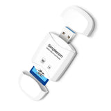 darrahopens Electronics > USB Gadgets Simplecom CR303 2 Slot SuperSpeed USB 3.0 Card Reader with Dual Caps