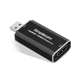 darrahopens Electronics > USB Gadgets Simplecom DA315 HDMI to USB 2.0 Video Capture Card Full HD 1080p for Live Streaming Recording