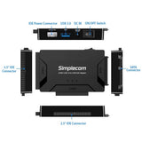 darrahopens Electronics > USB Gadgets Simplecom SA492 USB 3.0 to 2.5/3.5/5.25 inch SATA IDE Adapter with Power Supply