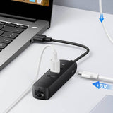 darrahopens Electronics > USB Gadgets UGREEN 20984 USB 2.0 to 3 x USB2.0 with RJ45 (100Mbps) Ethernet Adapter (Black)