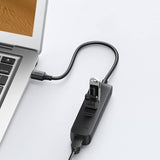 darrahopens Electronics > USB Gadgets UGREEN 20984 USB 2.0 to 3 x USB2.0 with RJ45 (100Mbps) Ethernet Adapter (Black)