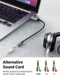 Darrahopens Electronics > USB Gadgets UGREEN 30757 USB to 3.5mm Audio Jack Sound Card Adapter