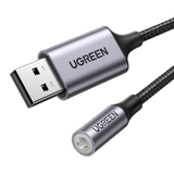 Darrahopens Electronics > USB Gadgets UGREEN 30757 USB to 3.5mm Audio Jack Sound Card Adapter