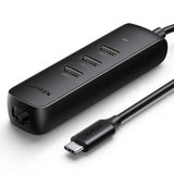 darrahopens Electronics > USB Gadgets UGREEN 50627 USB-C to USB-A 3-Port Hub with RJ45 Gigabit Ethernet
