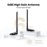 Darrahopens Electronics > USB Gadgets UGREEN 90339 AC650 High-Gain Dual Band Wireless USB Adapter