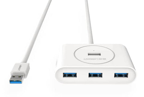 darrahopens Electronics > USB Gadgets UGREEN USB 3.0 4 Ports Hub White 1M (20283)