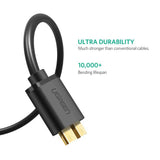 darrahopens Electronics > USB Gadgets UGREEN USB 3.0 A Male to Micro USB 3.0 Male Cable - Black 2M (10843)