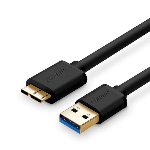 darrahopens Electronics > USB Gadgets UGREEN USB 3.0 A Male to Micro USB 3.0 Male Cable - Black 2M (10843)