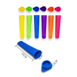 Darrahopens Food & Beverage 8PCS Silicone Ice Block Moulds/Ice Cream Molds/Icy Pole Jelly Pop Popsicle Maker