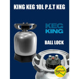 Darrahopens Food & Beverage > Distilling & Brewing 10L King Keg Ball Lock PET Keg