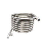 Darrahopens Food & Beverage > Distilling & Brewing Counter Flow Chiller - Stainless Steel - 1/2 Inch BSP Threaded