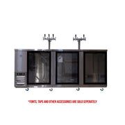 Darrahopens Food & Beverage > Distilling & Brewing Kegerator - KegMaster Super Deluxe - Three Door