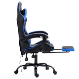 Darrahopens Furniture Artiss Gaming Chairs Massage Racing Recliner Leather Office Chair Footrest