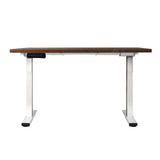 Darrahopens Furniture Artiss Standing Desk Electric Height Adjustable Sit Stand Desks White Brown