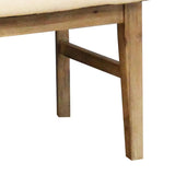 darrahopens Furniture > Bar Stools & Chairs 2x Wooden Frame Leatherette Solid Wood Acacia Dining Chairs in Silver Brush Colour